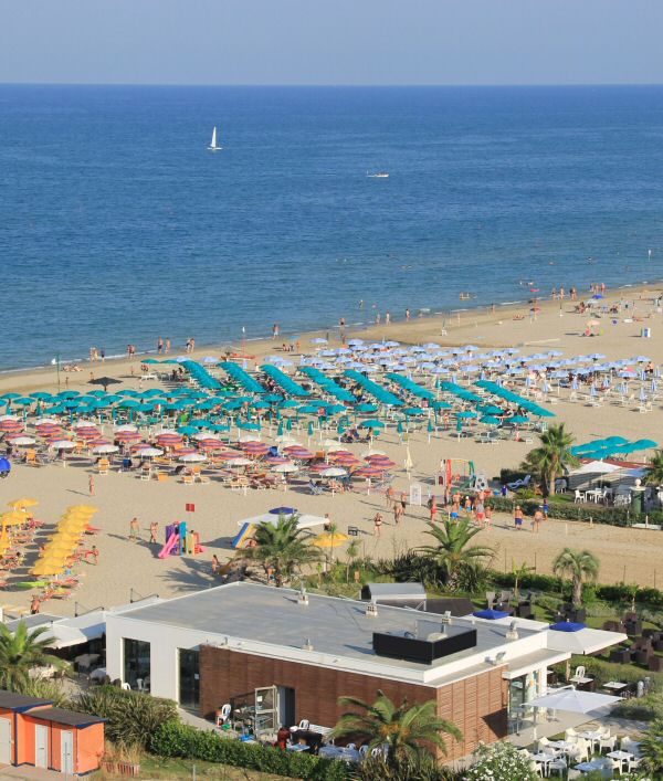 La spiaggia di Alba Adriatica